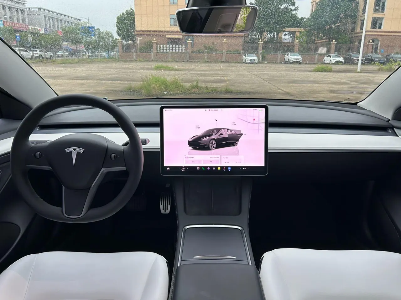 Tesla 2022 Model 3 rear-wheel drive version of automatic transmission 5