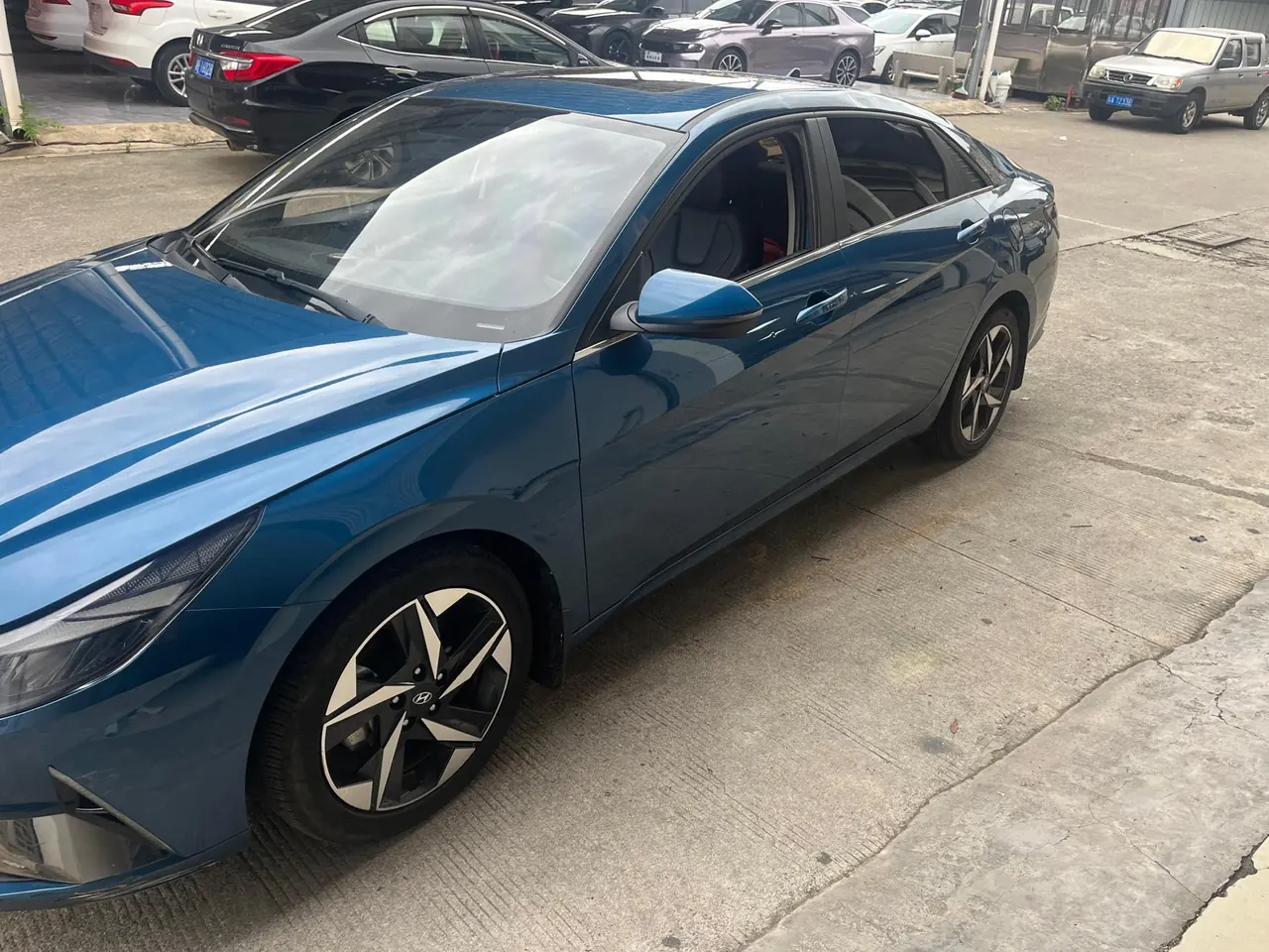 Hyundai 2022 Elantra-sedan 1.5 stepless GLX elite automatic gear 2