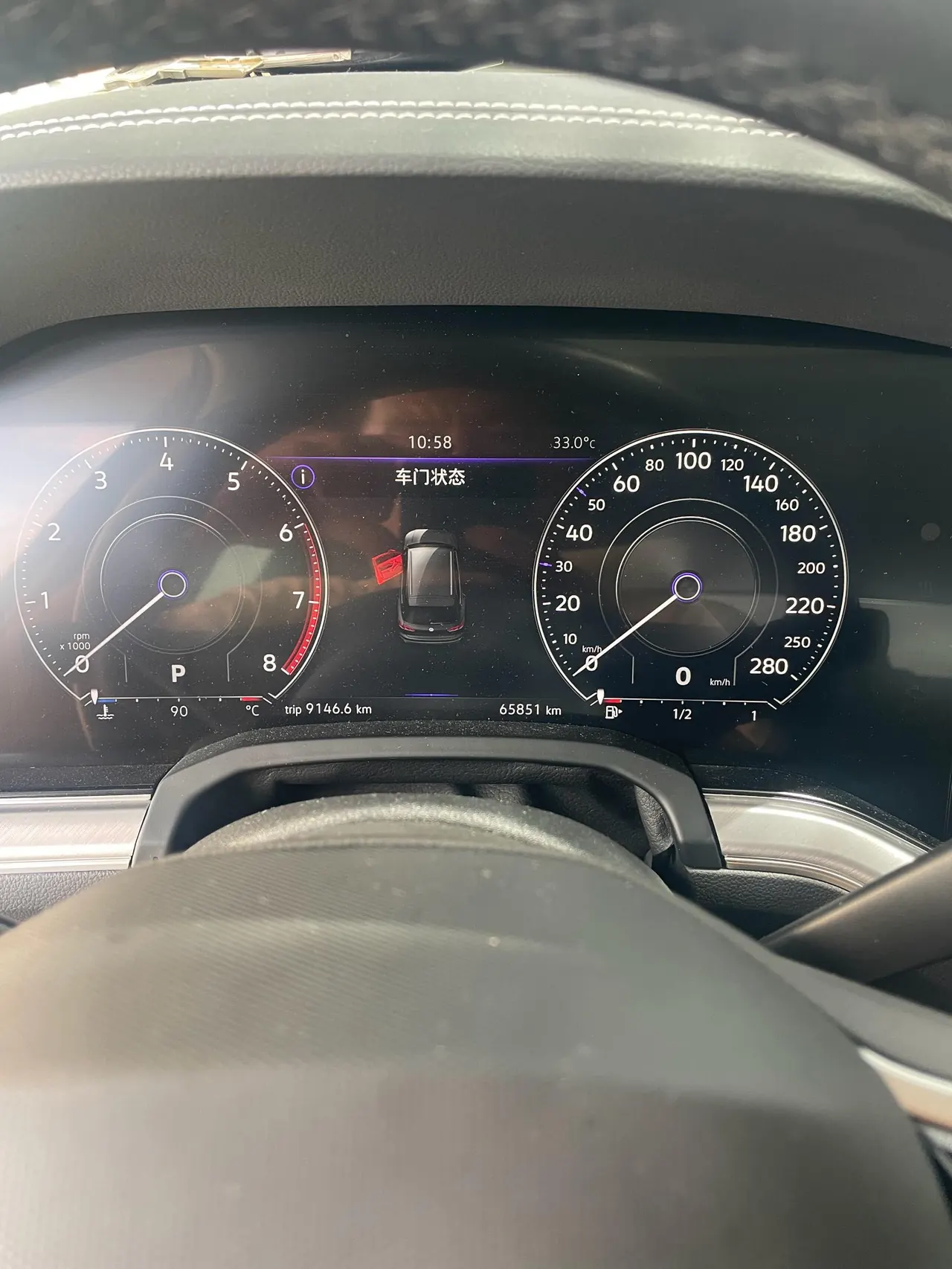 Volkswagen Touareg (Imported) 2022 Touareg 3.0TSI Sharp Edition Obsidian Black Sports Suit Automatic Gear 6