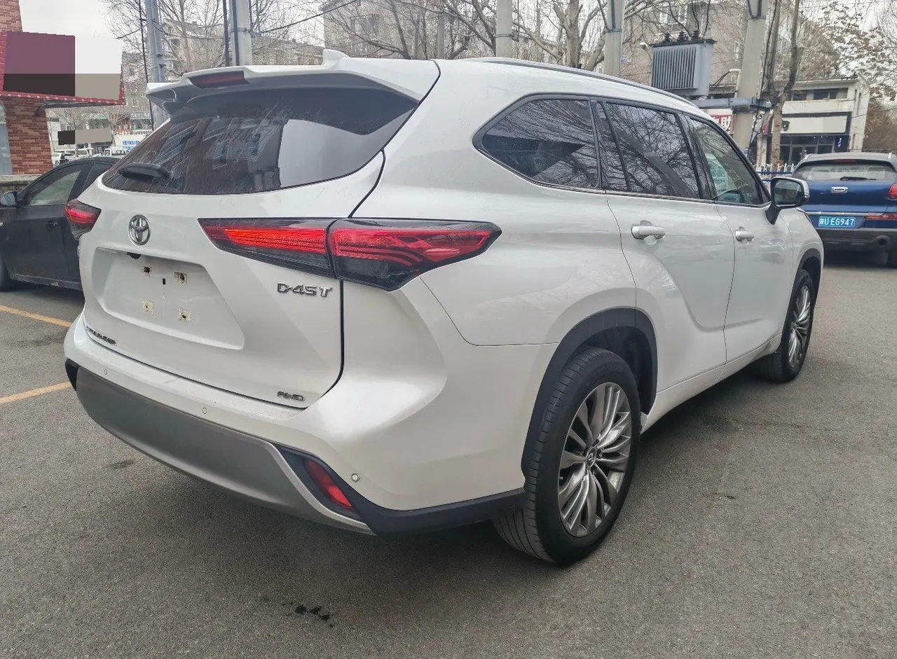 Toyota 2022 Highlander 2.0T 380T 4-wheel drive premium version 7-seat automatic gear 9