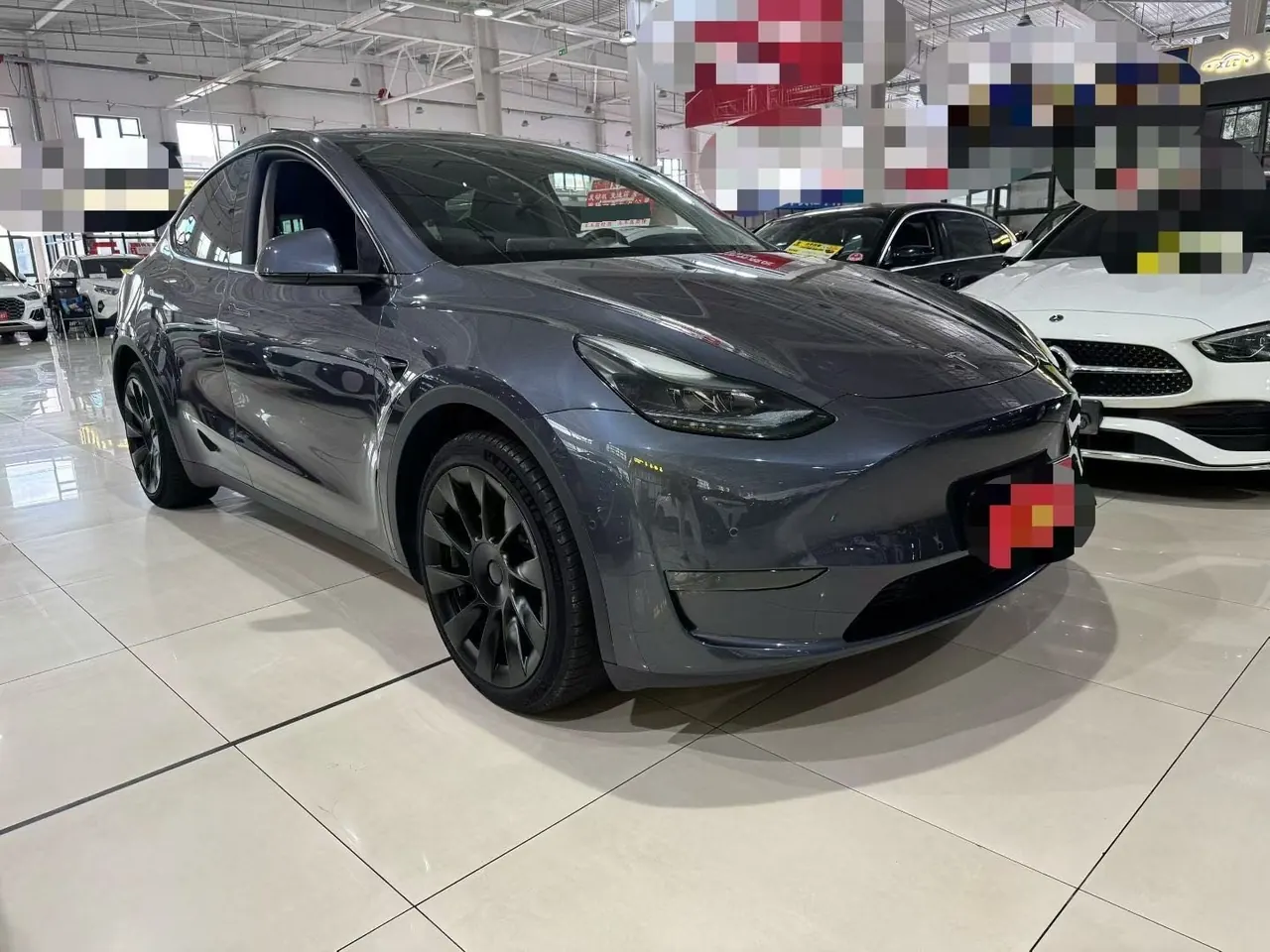 Tesla 2023 Model Y long endurance all-wheel drive version automatic transmission 3