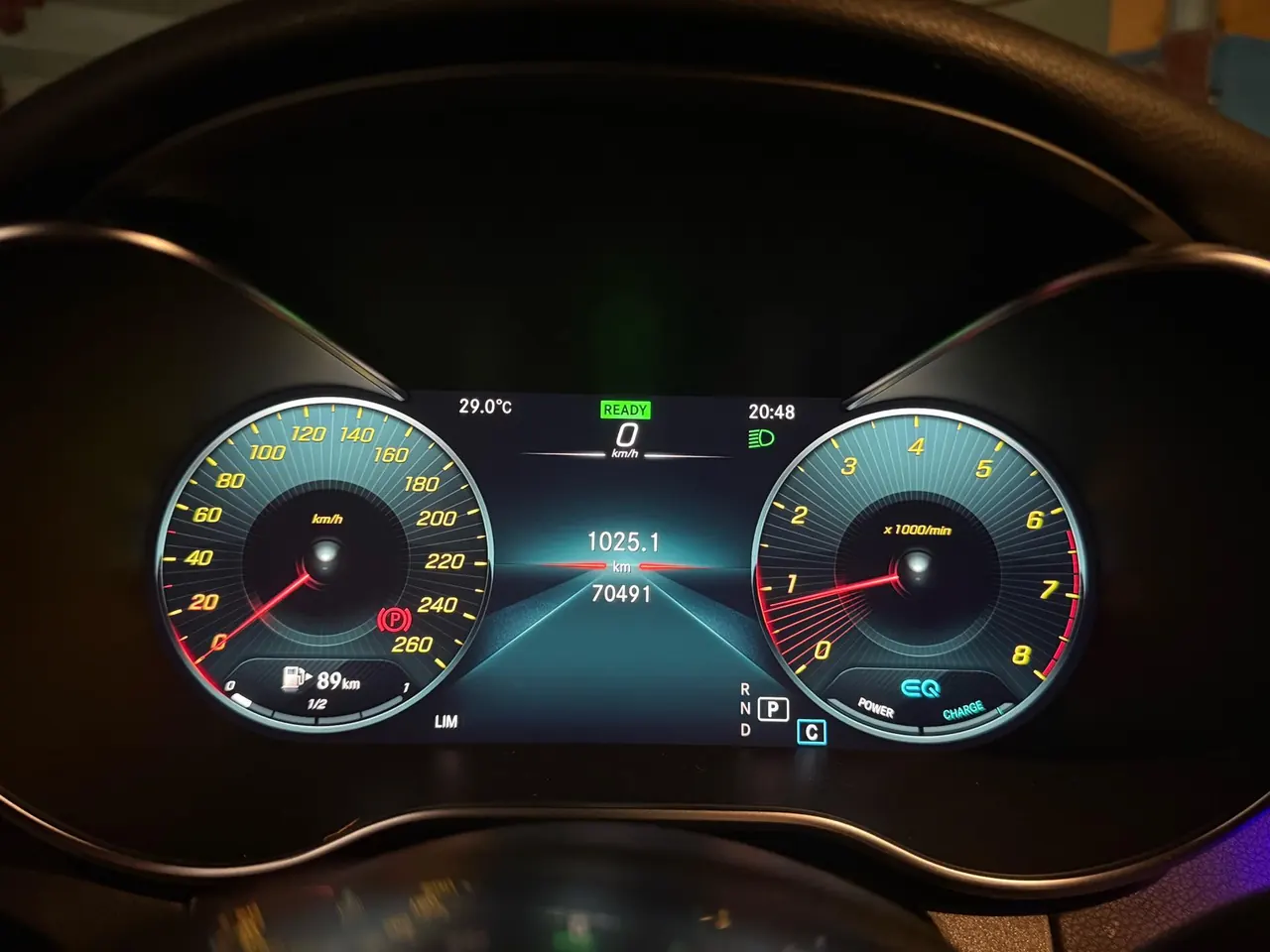 Mercedes Benz Class C 2021 C 260 48V 1.5T Star Yao Zhen Tibetan Edition Automatic Gear 10