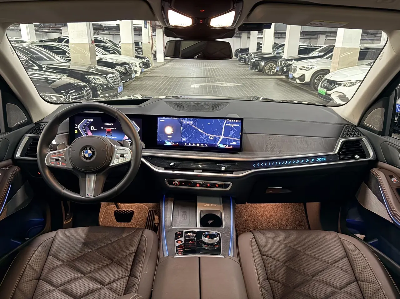 BMW 2023 X5 xDrive30Li 48V 2.0T exclusive m sports obsidian night suit automatic gear 8