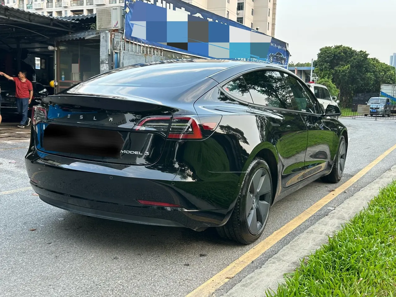 Tesla 2022 Model 3 rear-wheel drive version of automatic transmission 9