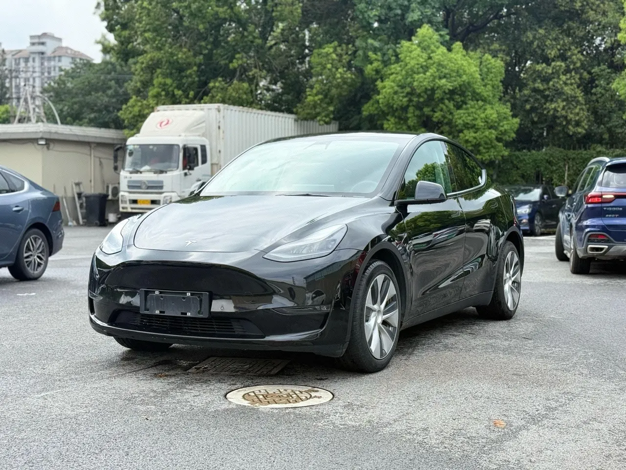 打开图片灯箱:Tesla 2021 Model Y long endurance all-wheel drive version automatic transmission
