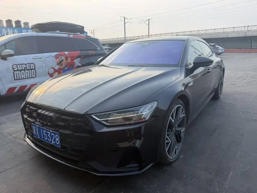 Open image lightbox: Audi 2023 A7L 2.0TFSI 45TFSI Quattro S-line Black Samurai Edition Automatic Gear