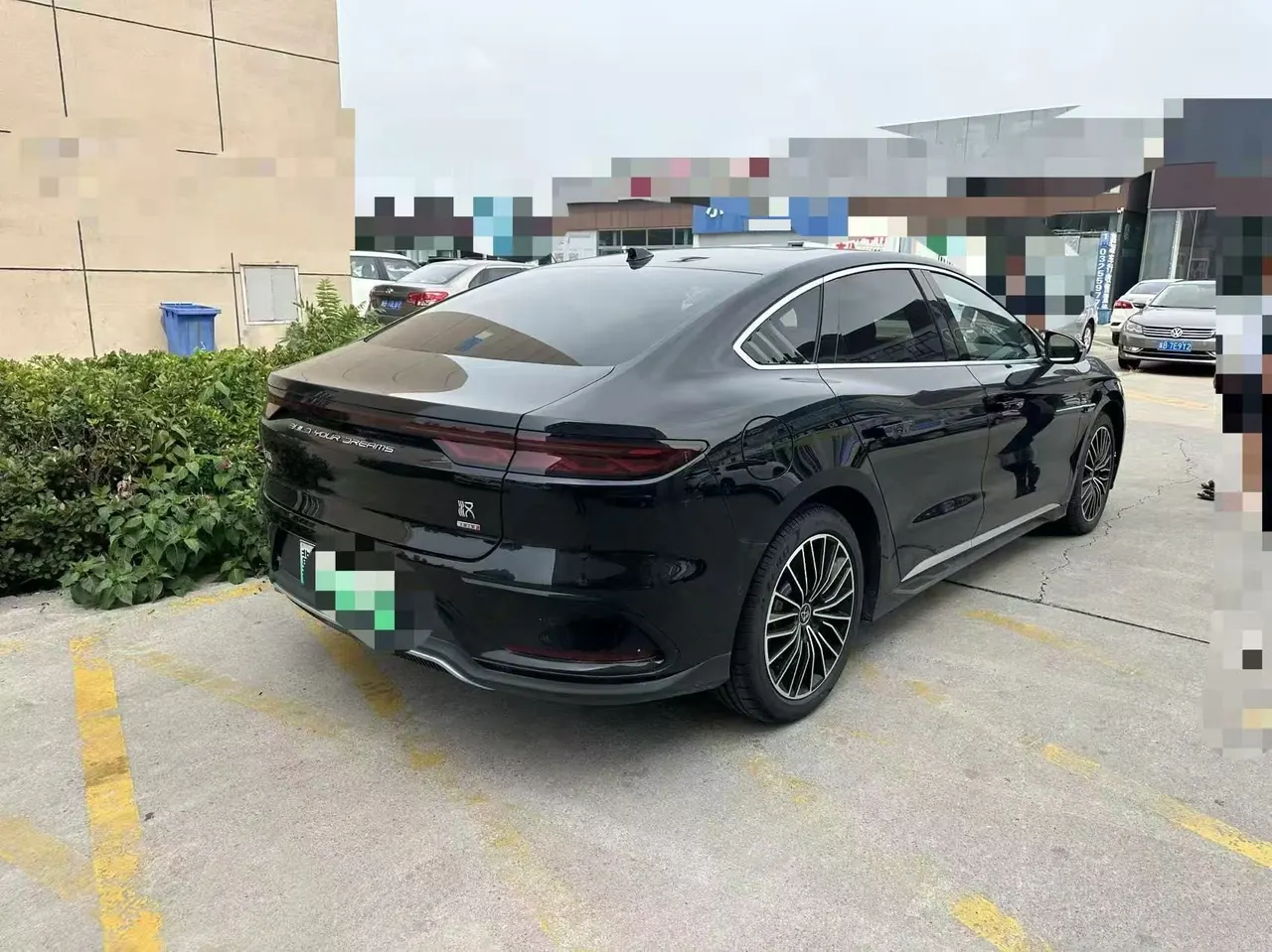 BYD 2025 Han DM-i 1.5T stepless smart driving version 125KM laser Radar flagship automatic gear 6