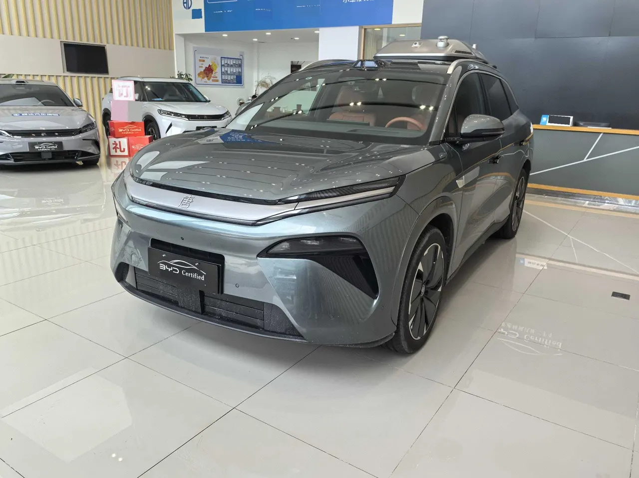 Open image lightbox: BYD 2025 Tang L DM 1.5T stepless 175KM unmanned aerial vehicle player version automatic gear