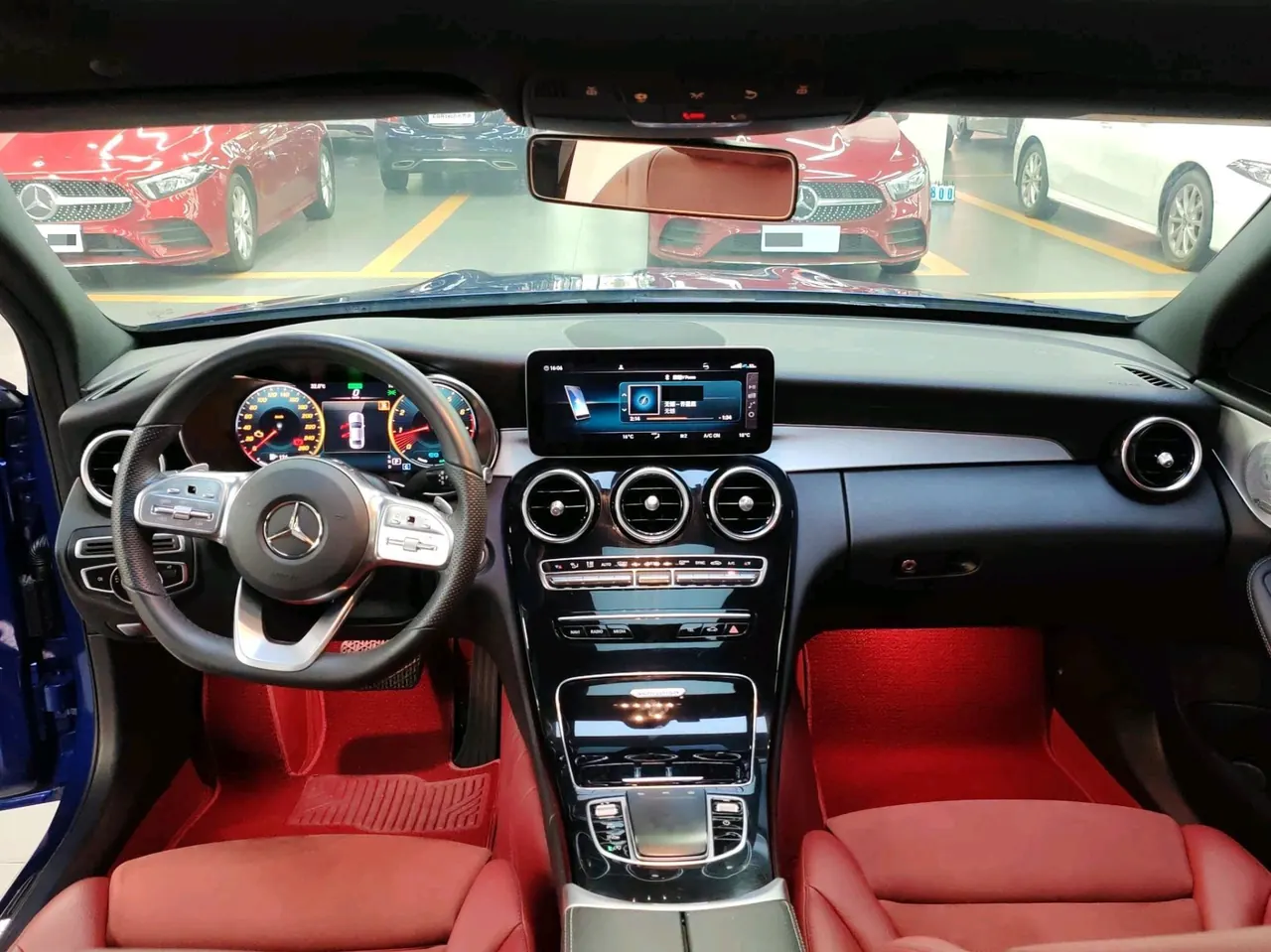 Mercedes Benz Class C 2021 C 260 48V 1.5T Star Yao Zhen Tibetan Edition Automatic Gear 10