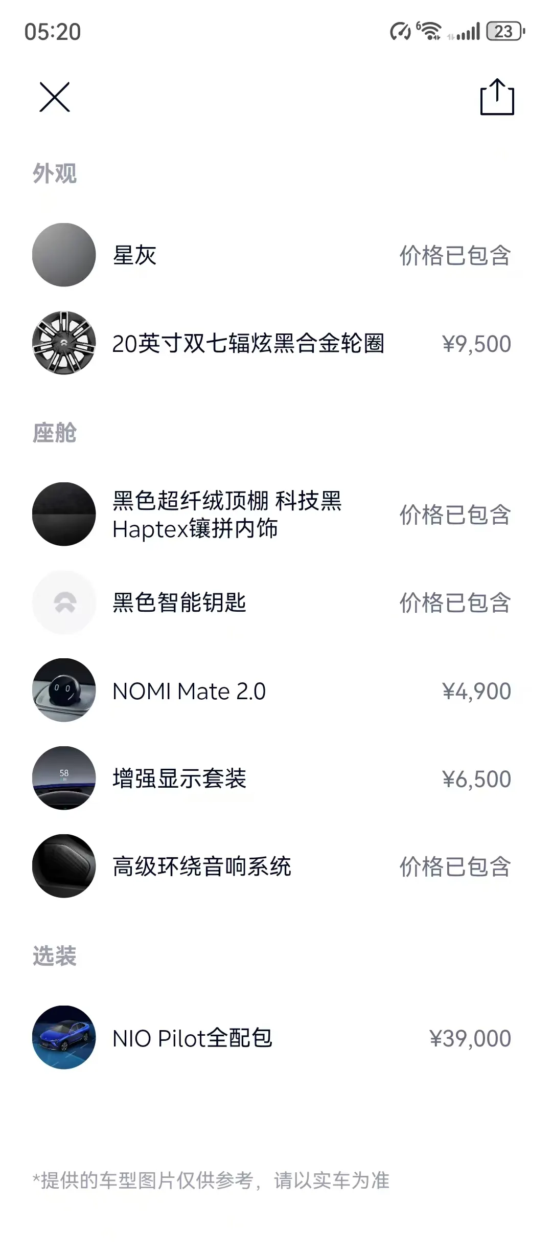 NIO 2020 EC 6 430KM Sports Edition Automatic Gear 6