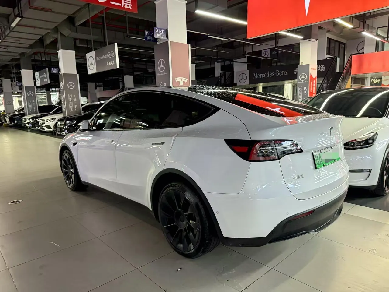 Tesla 2022 Model Y long endurance all-wheel drive version (modified) automatic gear 3