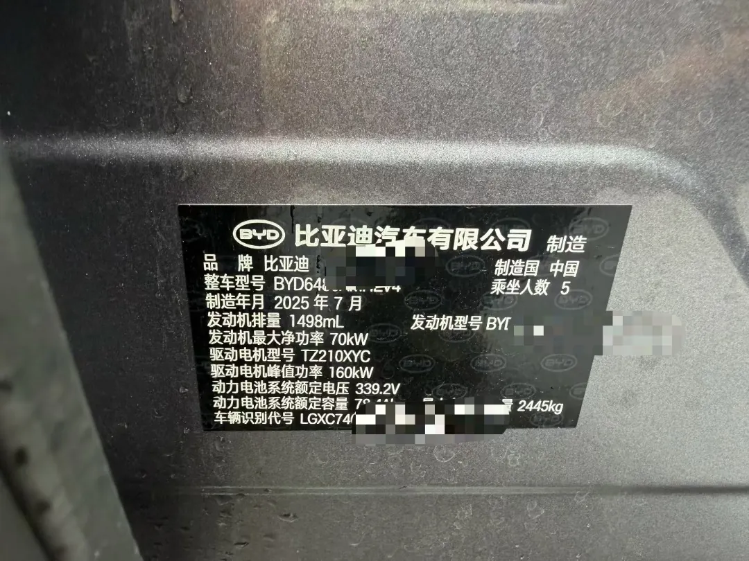 BYD 2025 sea lion 06 DM-i 1.5 stepless 170 pilot Plus version automatic gear 6