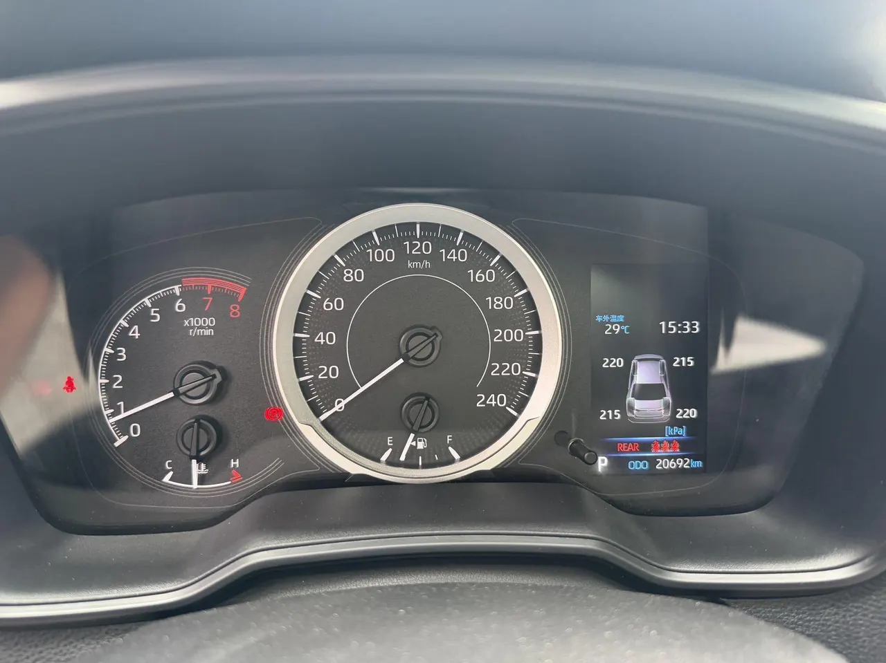 Toyota 2023 corolla 1.2T stepless elite version of automatic gear 14