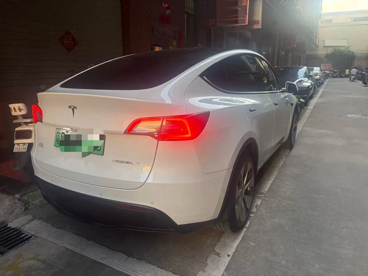 Tesla 2022 Model Y long endurance all-wheel drive version (modified) automatic gear 3