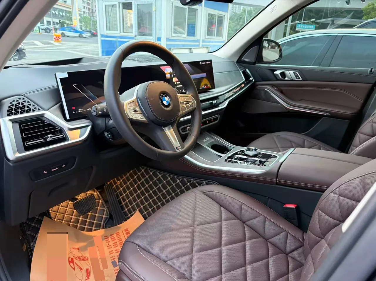 BMW 2025 X5 xDrive30Li 48V 2.0T exclusive m sports obsidian night suit automatic gear 2
