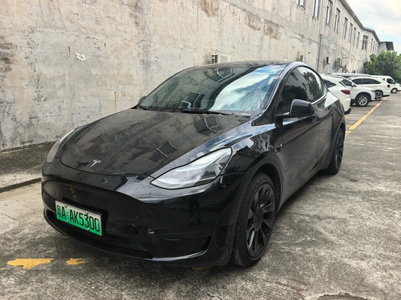 Open image lightbox: Tesla 2022 Model Y rear-wheel drive version automatic transmission