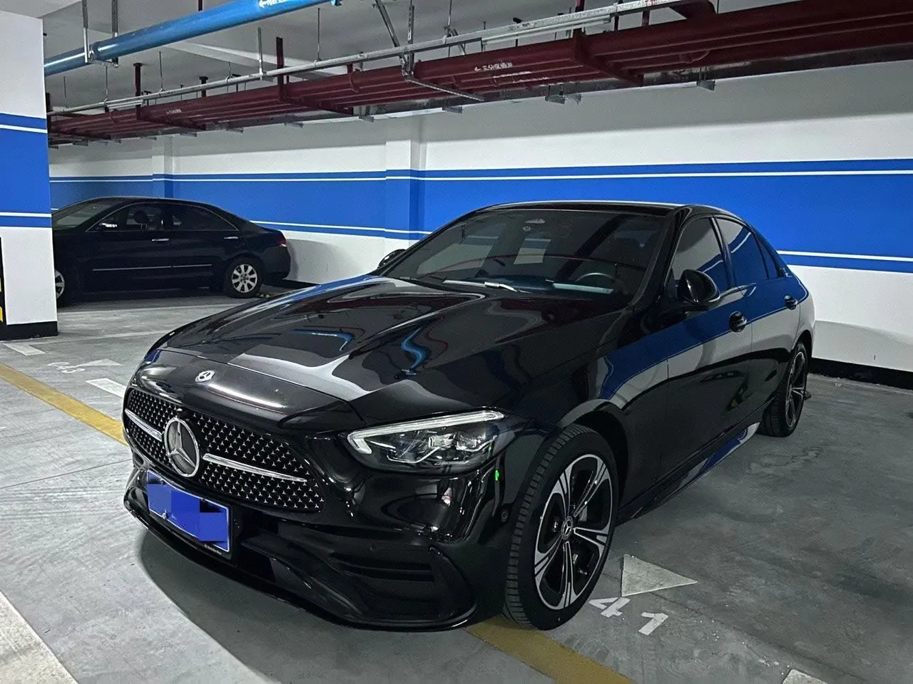 Open image lightbox: Mercedes Benz Class C 2022 C 260 L 48V 1.5T Hao Night Sports Edition (Modified) Automatic Gear