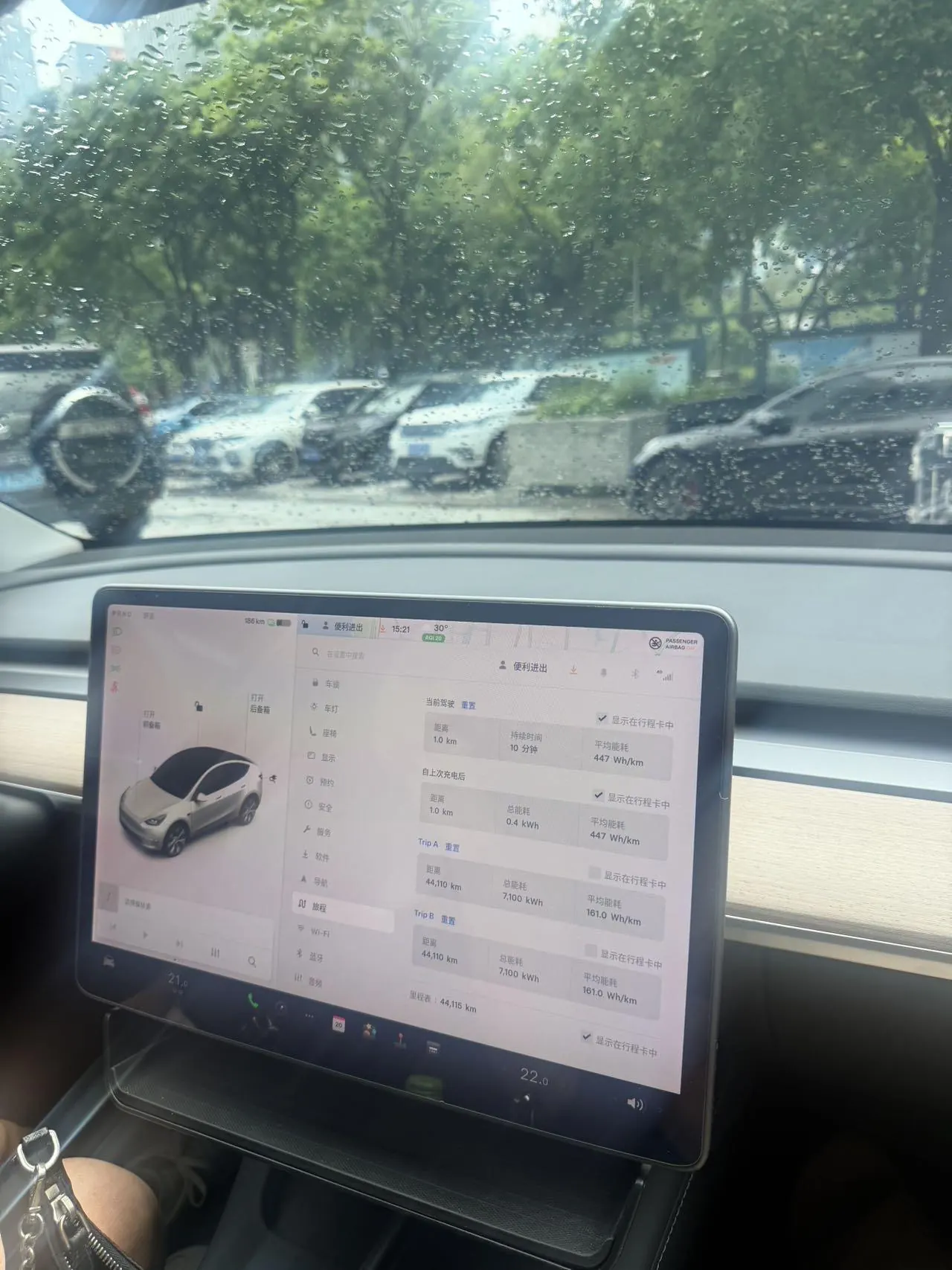 Tesla 2021 Model Y long endurance all-wheel drive version automatic transmission 5