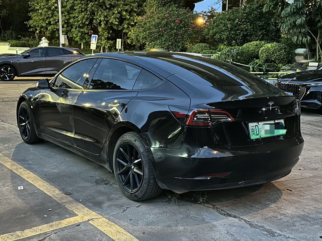 Tesla 2022 Model 3 rear-wheel drive version of automatic transmission 7