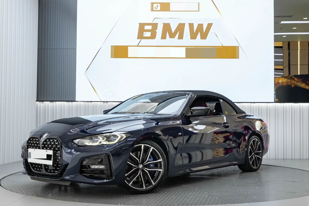 Open image lightbox: BMW 4 Series (Imported) 2022 430i Convertible Coupe 2.0T M Sports Obsidian Night Suit (Changed to 2) Automatic Gear