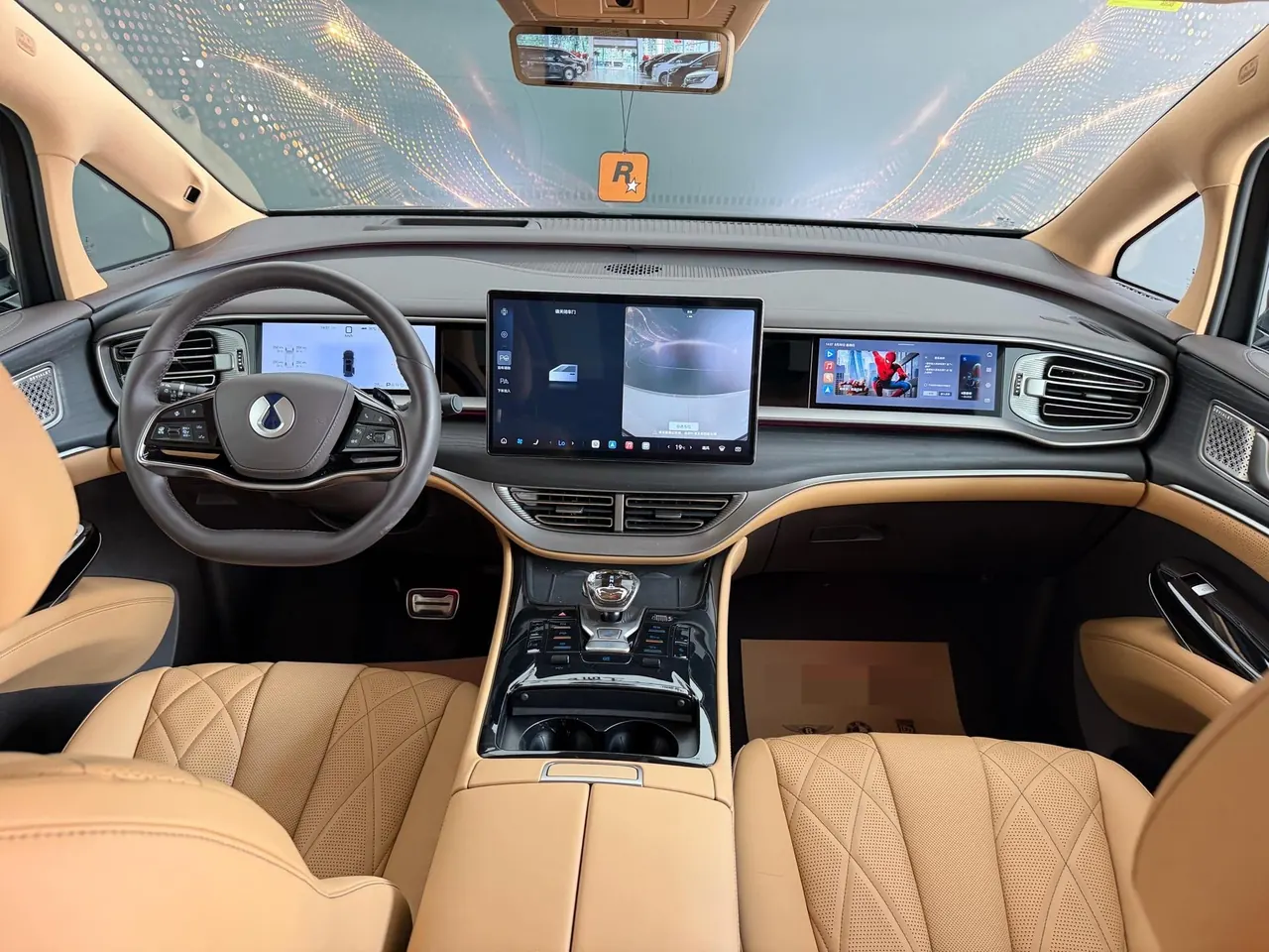 Denza 2025 Denza D9 DM-i 1.5T stepless intelligent driving version 1020 four-wheel drive flagship automatic gear 7