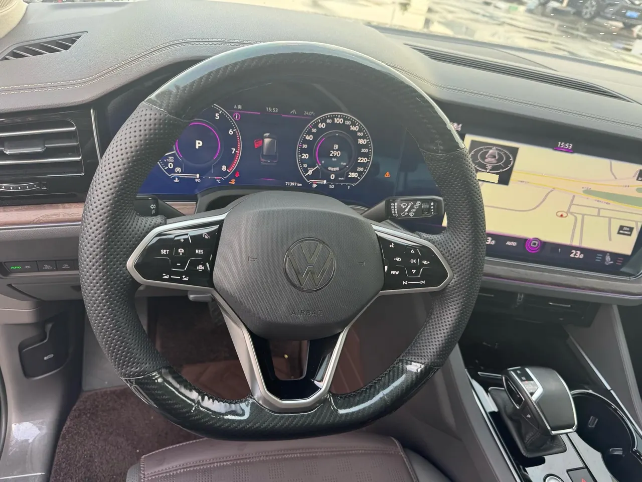 Volkswagen Touareg (Imported) 2021 Touareg 3.0TSI Sharp Edition Obsidian Black Sports Suit Automatic Gear 8