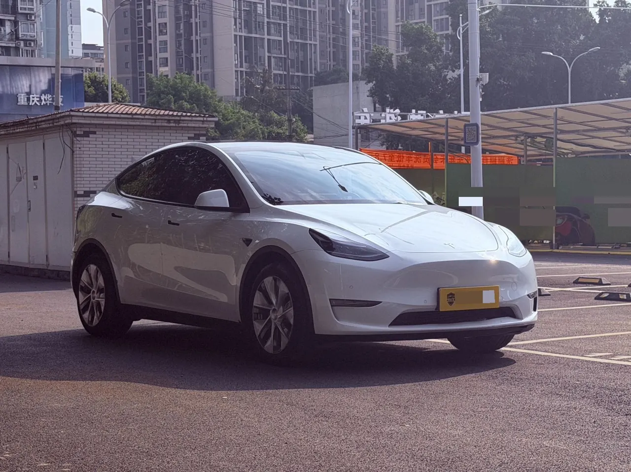 Tesla 2021 Model Y long endurance all-wheel drive version automatic transmission 3
