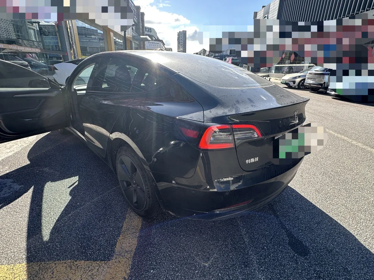 Tesla 2022 Model 3 rear-wheel drive version of automatic transmission 5