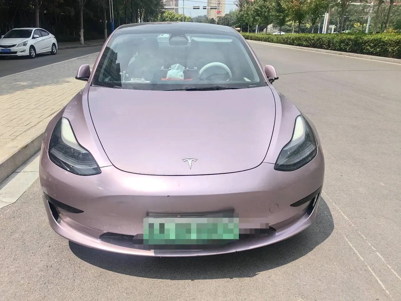 Tesla 2022 Model 3 rear-wheel drive version of automatic transmission 2