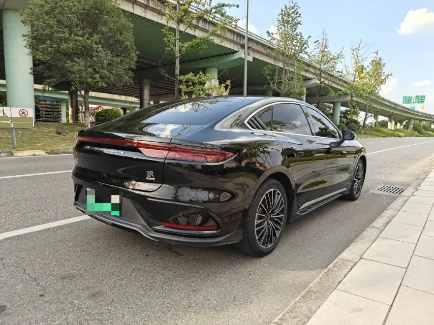 BYD 2025 Han DM-i 1.5T stepless smart driving version 125KM laser Radar flagship automatic gear 5