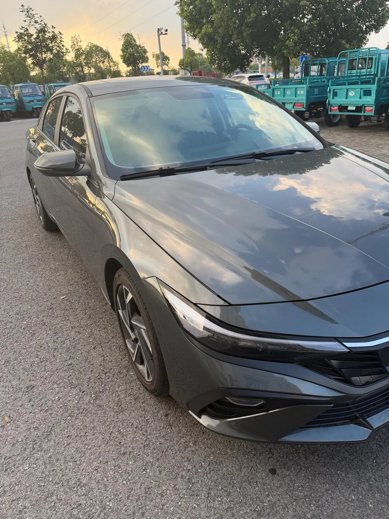 Hyundai 2023 Elantra-sedan 1.5 stepless GLX elite automatic gear 3