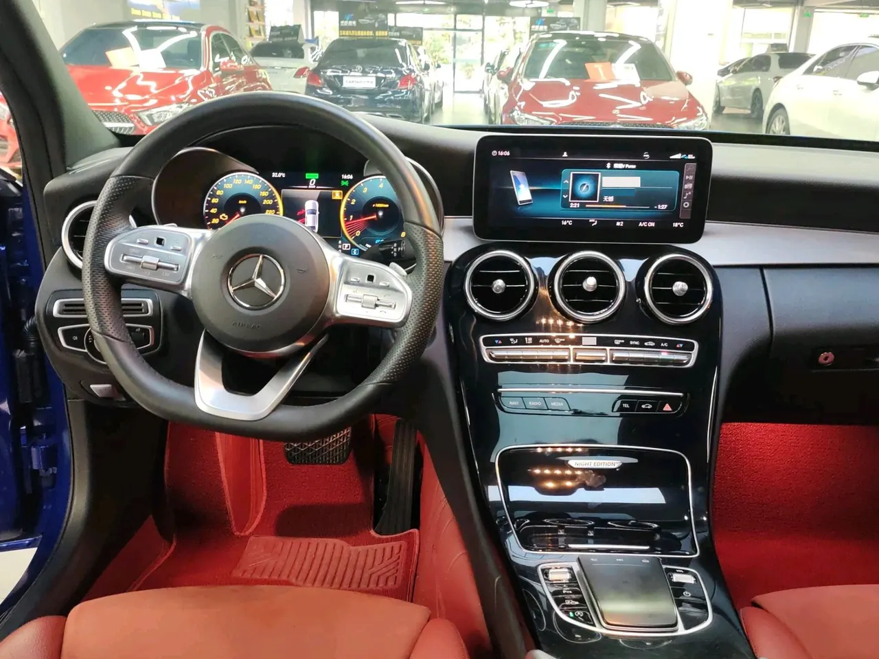 Mercedes Benz Class C 2021 C 260 48V 1.5T Star Yao Zhen Tibetan Edition Automatic Gear 11