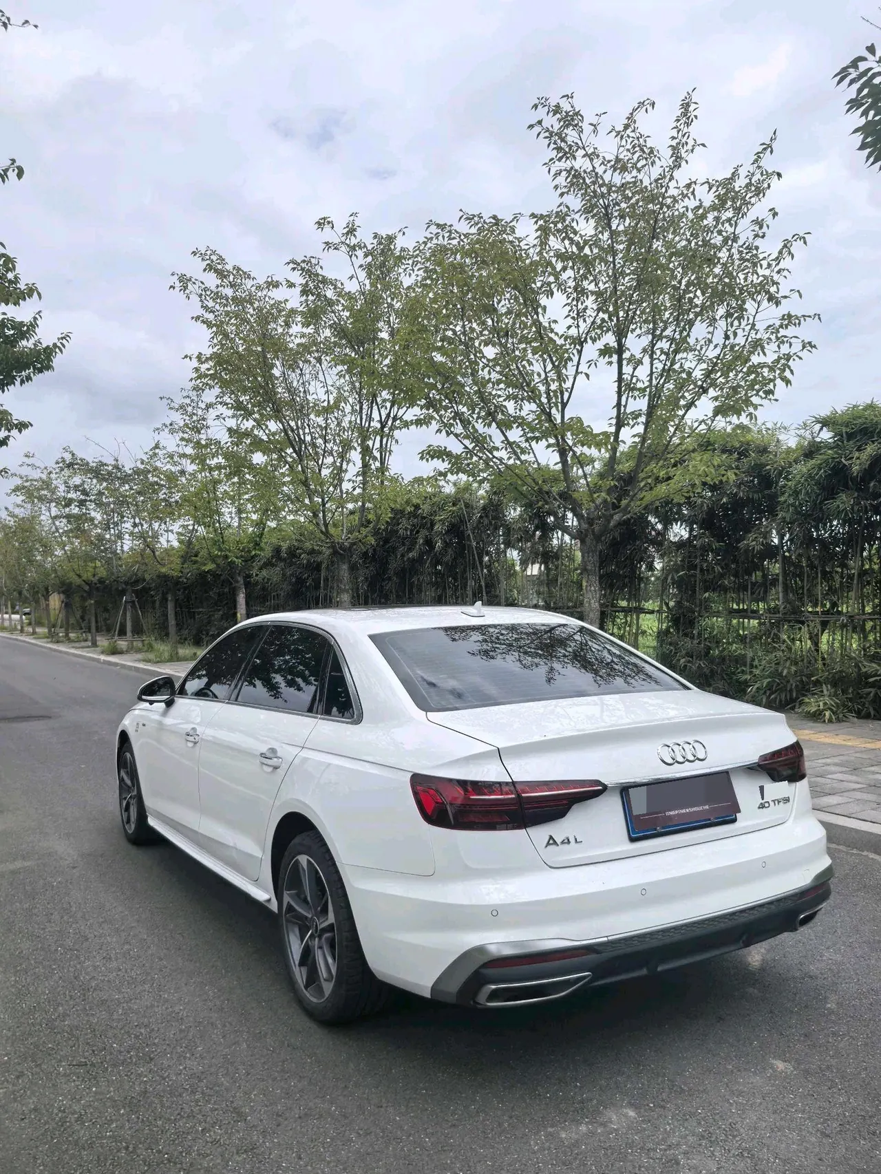 Audi 2021 A4L 2.0TFSI 40TFSI into the life version of the automatic gear 8