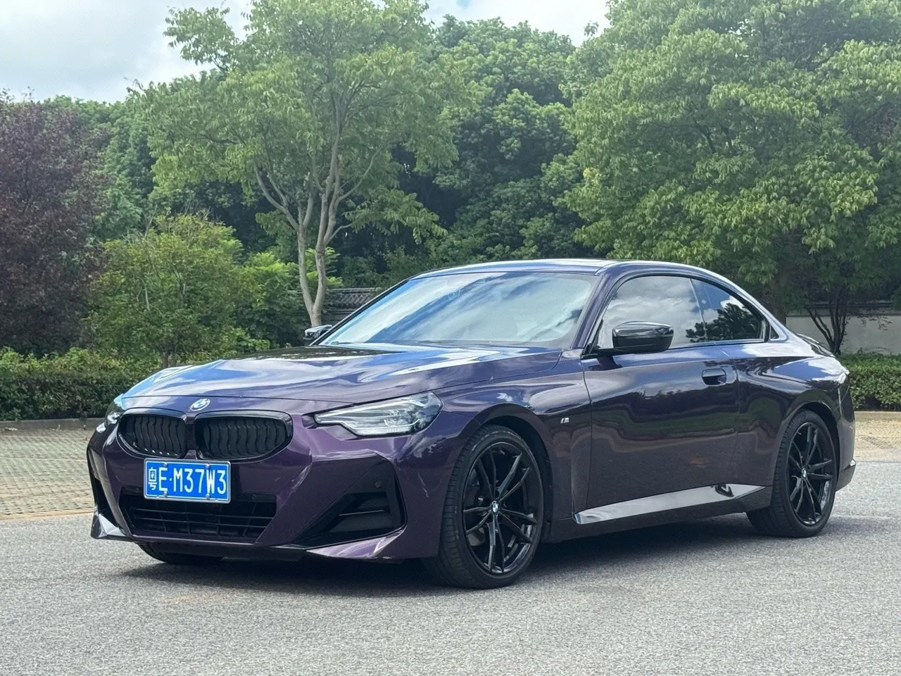 打开图片灯箱:BMW 2 Series (Imported) 2023 225i Coupe 2.0T M Sports Obsidian Night Suit Automatic Gear
