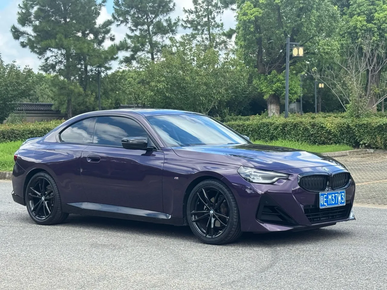 BMW 2 Series (Imported) 2023 225i Coupe 2.0T M Sports Obsidian Night Suit Automatic Gear 3
