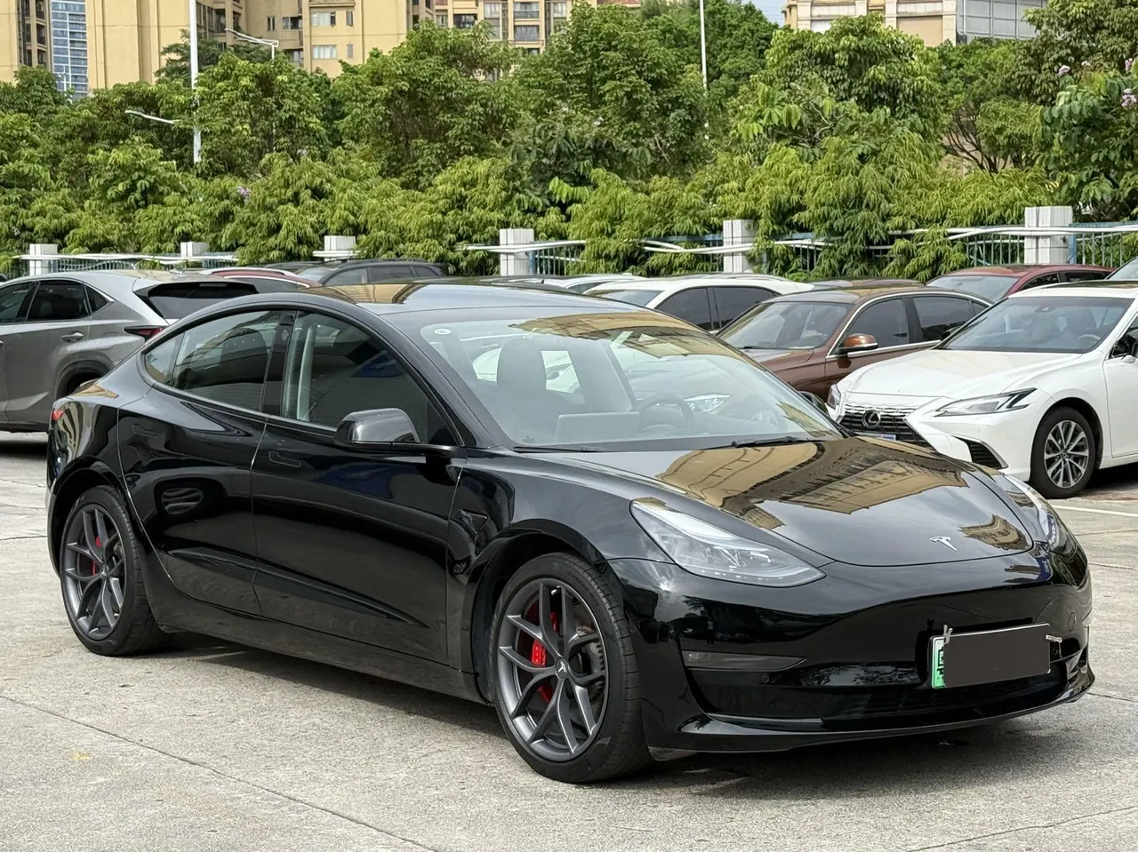 Tesla 2021 Model 3 Performance high-performance all-wheel drive automatic transmission 3