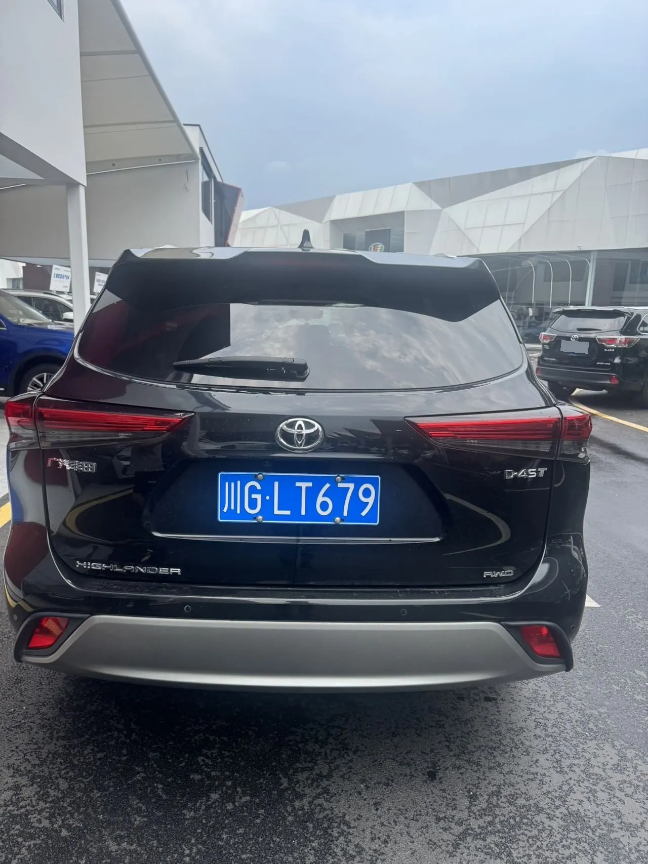 Toyota 2022 Highlander 2.0T 380T 4-wheel drive premium version 7-seat automatic gear 6