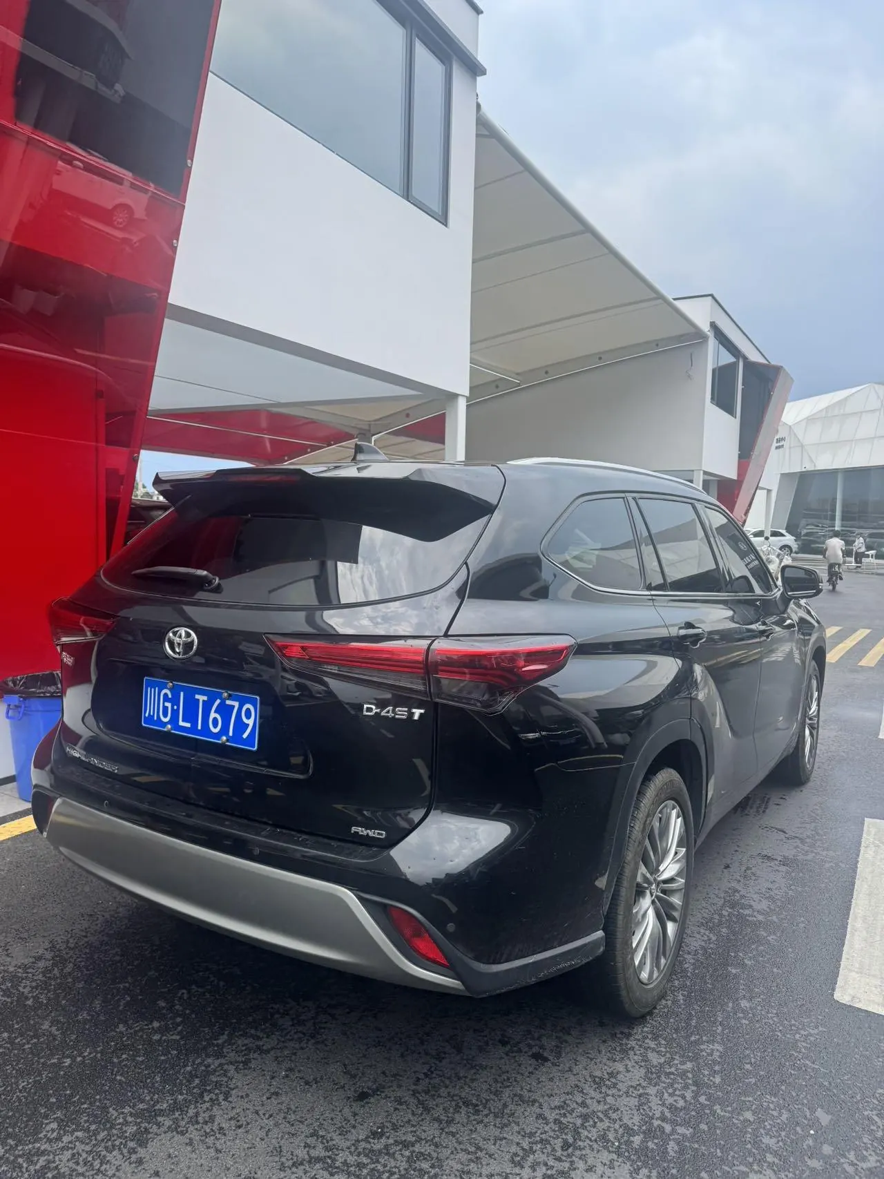 Toyota 2022 Highlander 2.0T 380T 4-wheel drive premium version 7-seat automatic gear 7