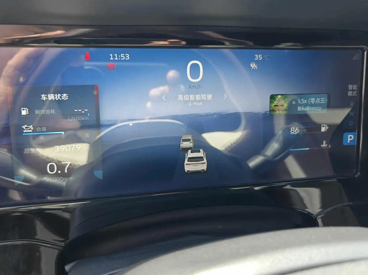 Geely 2023 XingyueL (Monjaro) 2.0TD high-power two-wheel drive flagship automatic transmission 8