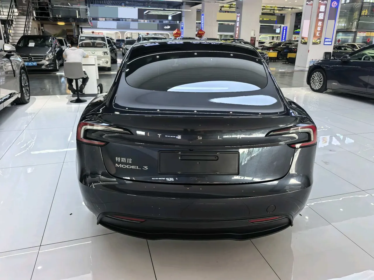 Tesla 2023 Model 3 Rejuvenation Edition Rear Wheel Drive Automatic Transmission 13