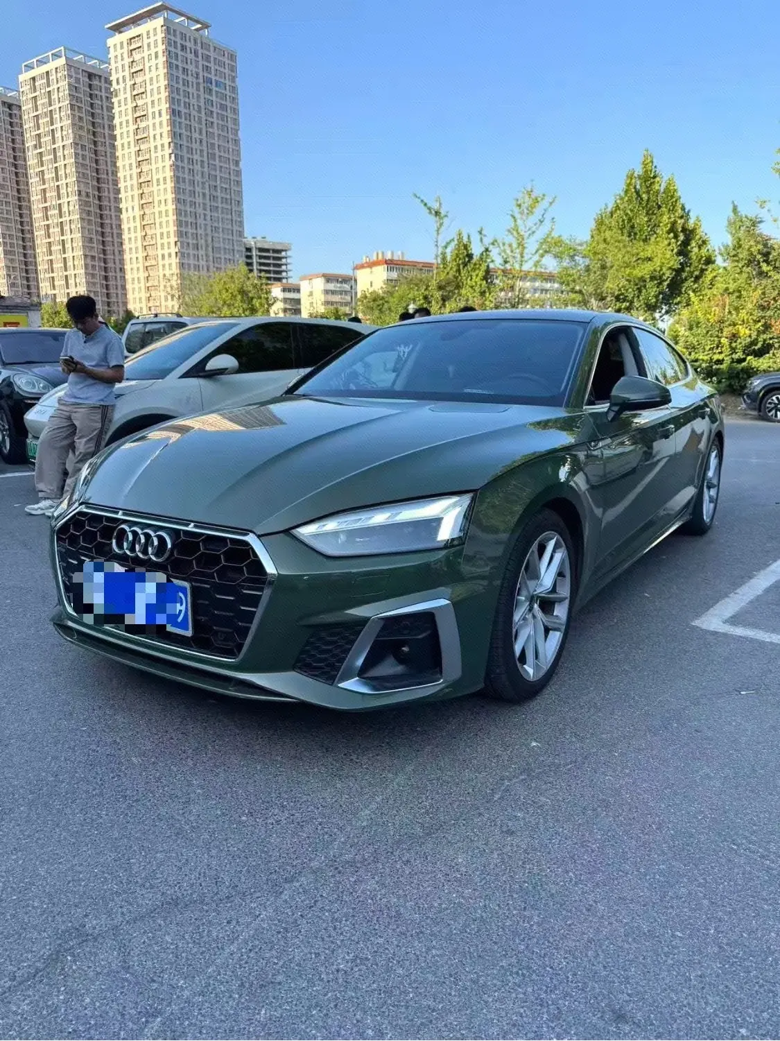 打开图片灯箱:Audi A5 (Imported) 2022 A5 Sportback 2.0TFSI 40TFSI Fashion Dynamic Automatic Gear