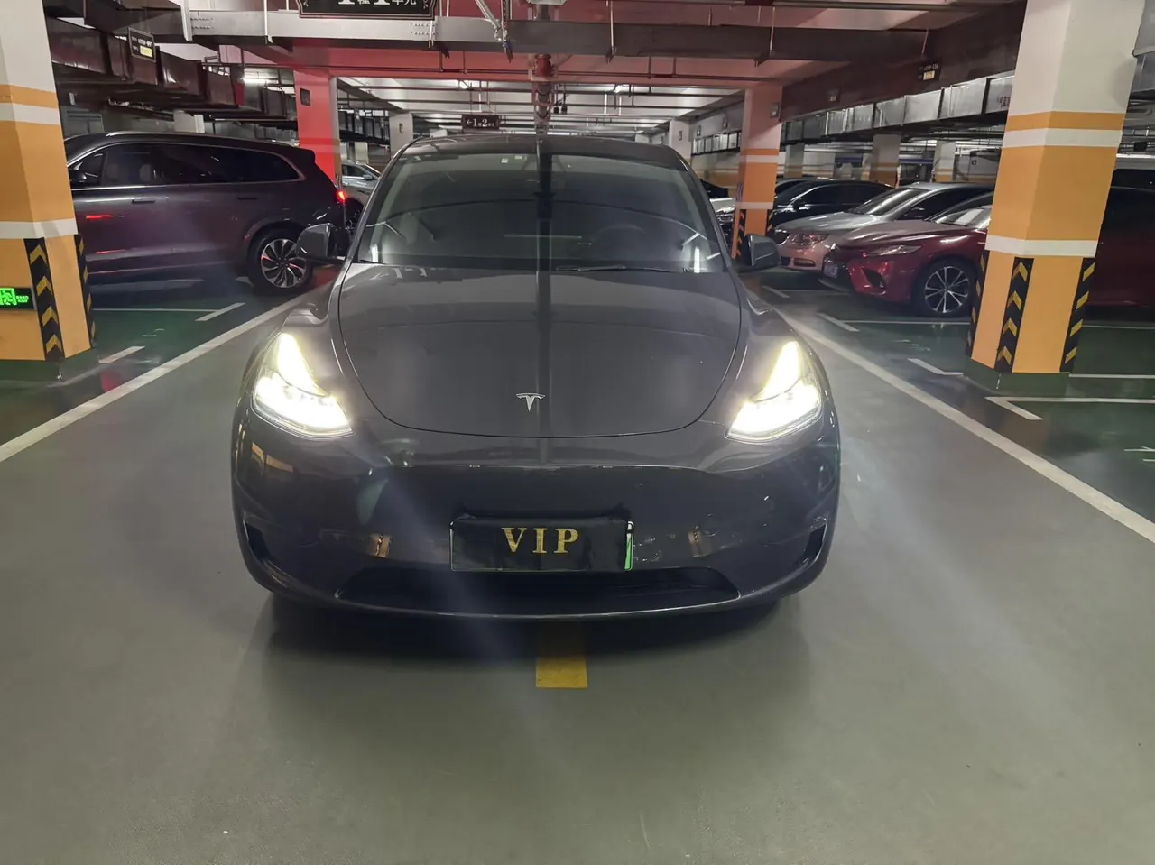Tesla 2022 Model Y long endurance all-wheel drive version (modified) automatic gear 2