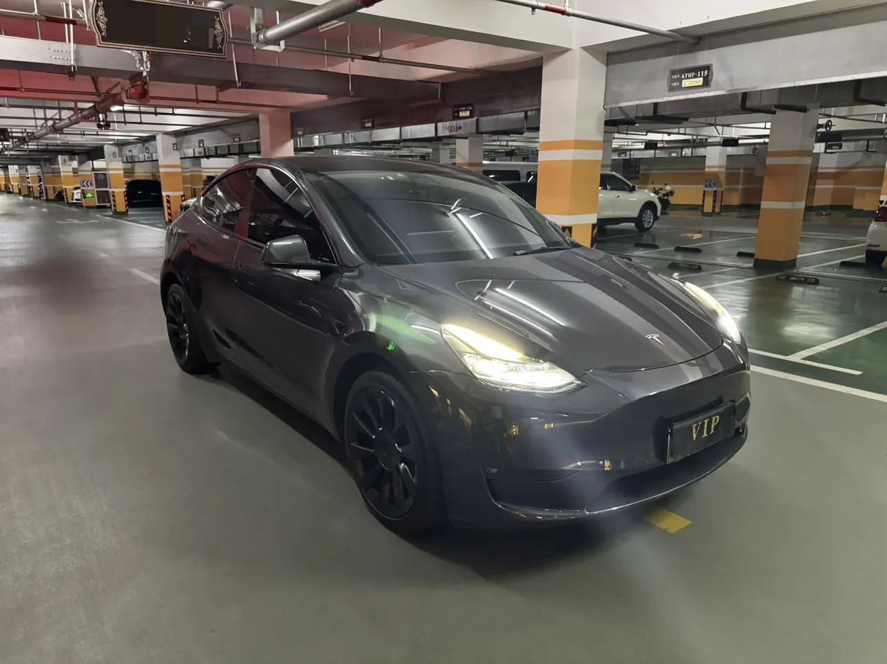 Tesla 2022 Model Y long endurance all-wheel drive version (modified) automatic gear 3