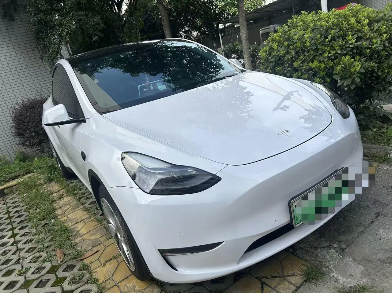 Tesla 2021 Model Y long endurance all-wheel drive version (modified) automatic gear 3