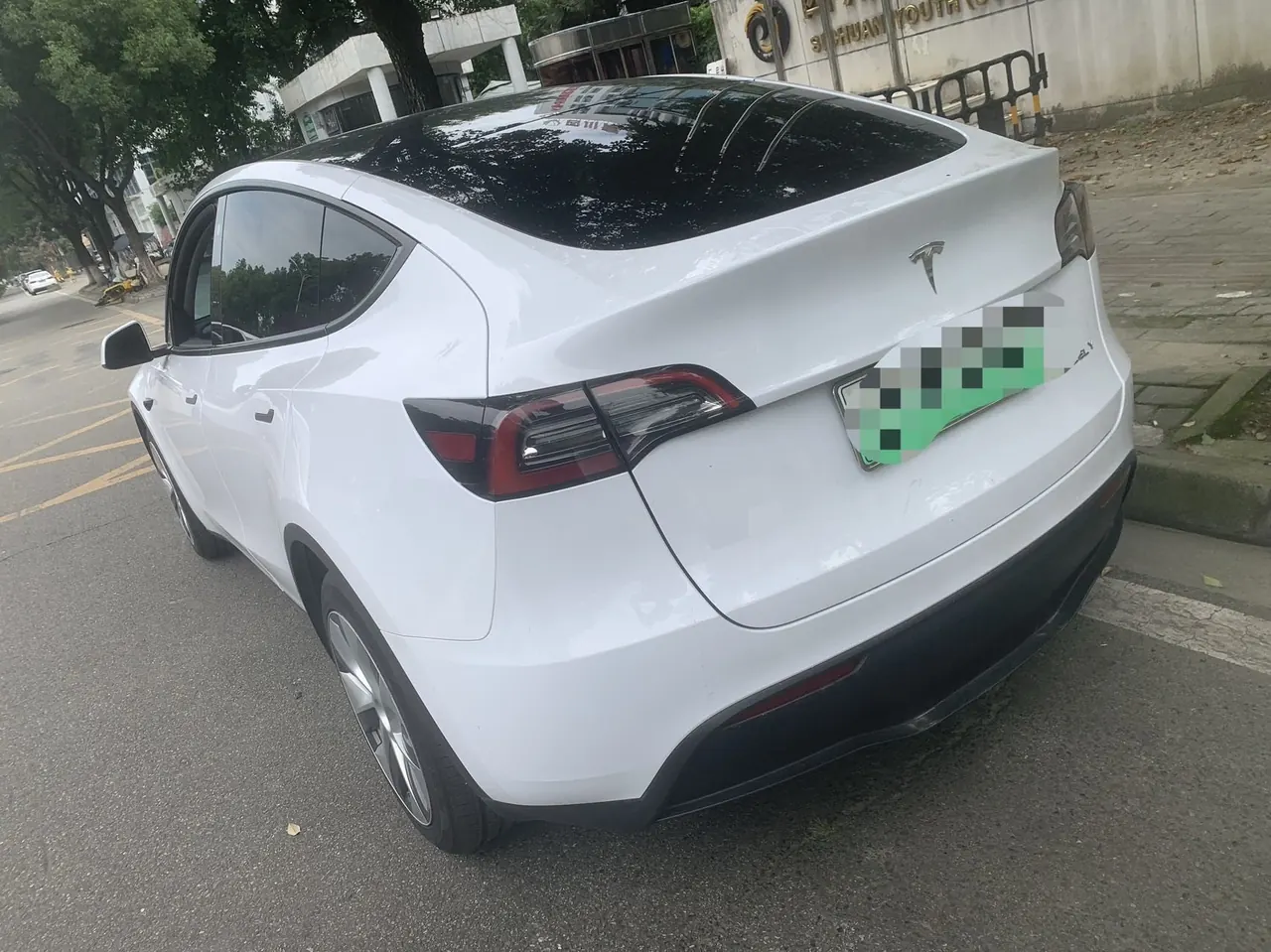 Tesla 2021 Model Y long endurance all-wheel drive version (modified) automatic gear 8