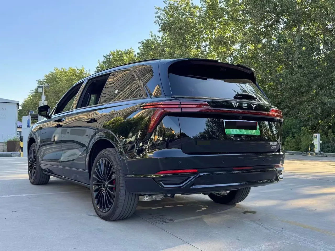 WEY 2026 Blue Mountain DHT 1.5T Intelligent Advanced Edition Four-wheel Drive Ultra Black Samurai Automatic Gear 7