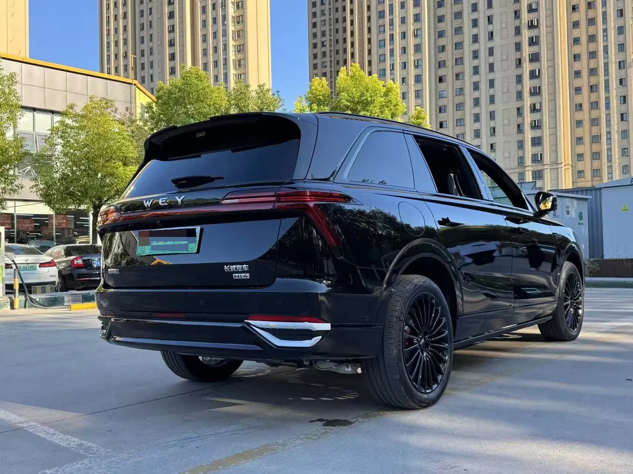 WEY 2026 Blue Mountain DHT 1.5T Intelligent Advanced Edition Four-wheel Drive Ultra Black Samurai Automatic Gear 9