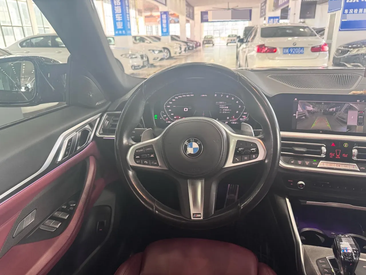 BMW 4 Series (Imported) 2022 430i Four-Door Coupe 2.0T M Sports Obsidian Night Suit Automatic Gear 11