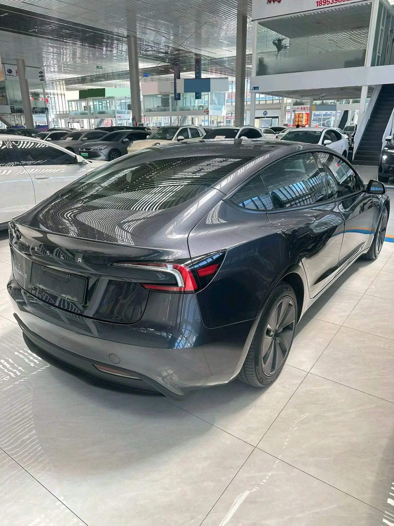 Tesla 2023 Model 3 Rejuvenation Edition Rear Wheel Drive Automatic Transmission 8
