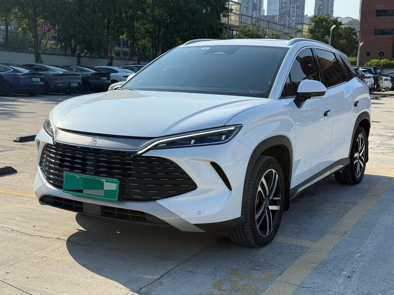 打开图片灯箱:BYD 2024 Song L DM-i 1.5 Stepless 112km Exceed Automatic Transmission